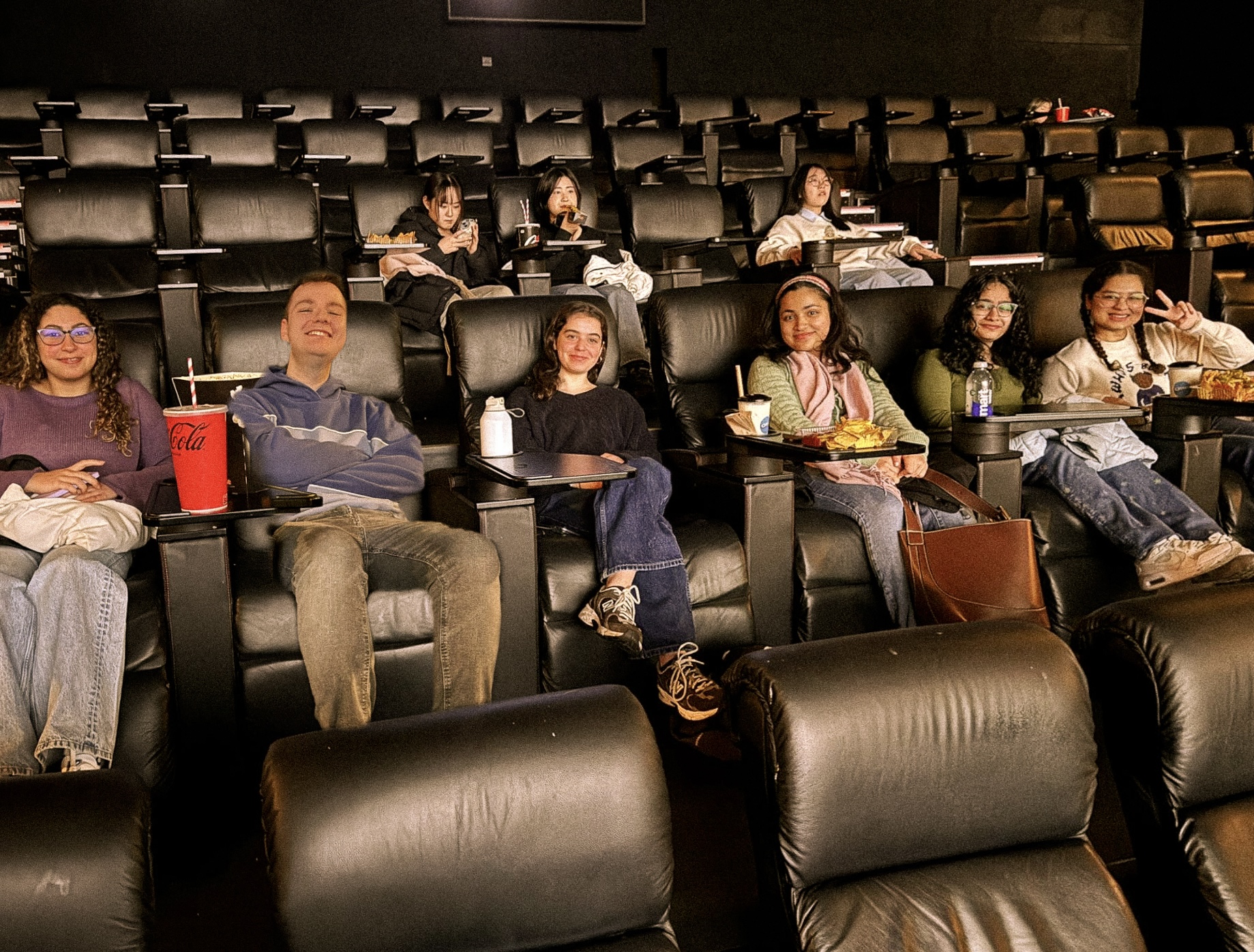 Group of People in Cinema