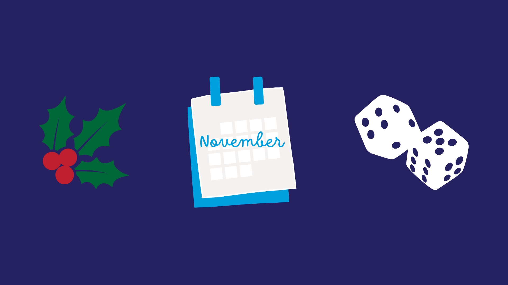 november calendar graphic